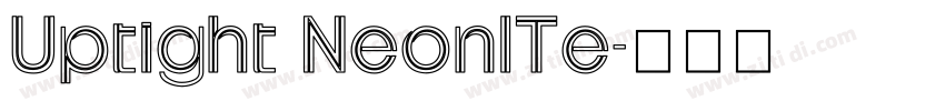 Uptight NeonlTe字体转换